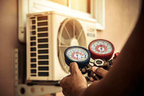 Professional Ductwork Repair technician working in Baker, LA